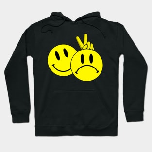 Smiley Comedy Tragedy Hoodie